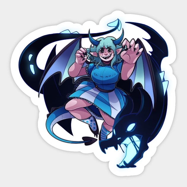 Naga DDE Splash Art Sticker by spacebombz